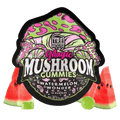 Pack of Watermelon Wonder Magic Mushroom Gummies, bursting with juicy watermelon flavor for a unique, euphoric journey.