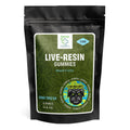 Chemdawg Hybrid Live Resin Gummies are packaged in a 42-ct bag and contain 15mg Delta 9 THC per gummy. They are vegan and hemp-derived.