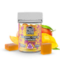 A product image of Tre House Delta 8+HHC+THC-P Gummies. 