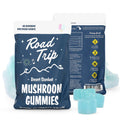 Road Trip Desert Stardust Cotton Candy Mushroom Gummies 8-count pouch featuring a vegan THC-free functional mushroom and nootropic blend available at HempHealthNow