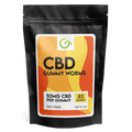 A vibrant package of 50mg CBD Gummy Worms featuring assorted flavors like Blue Raspberry, Lemon, Orange, Cherry, and Green Apple, emphasizing their natural, relaxing qualities.