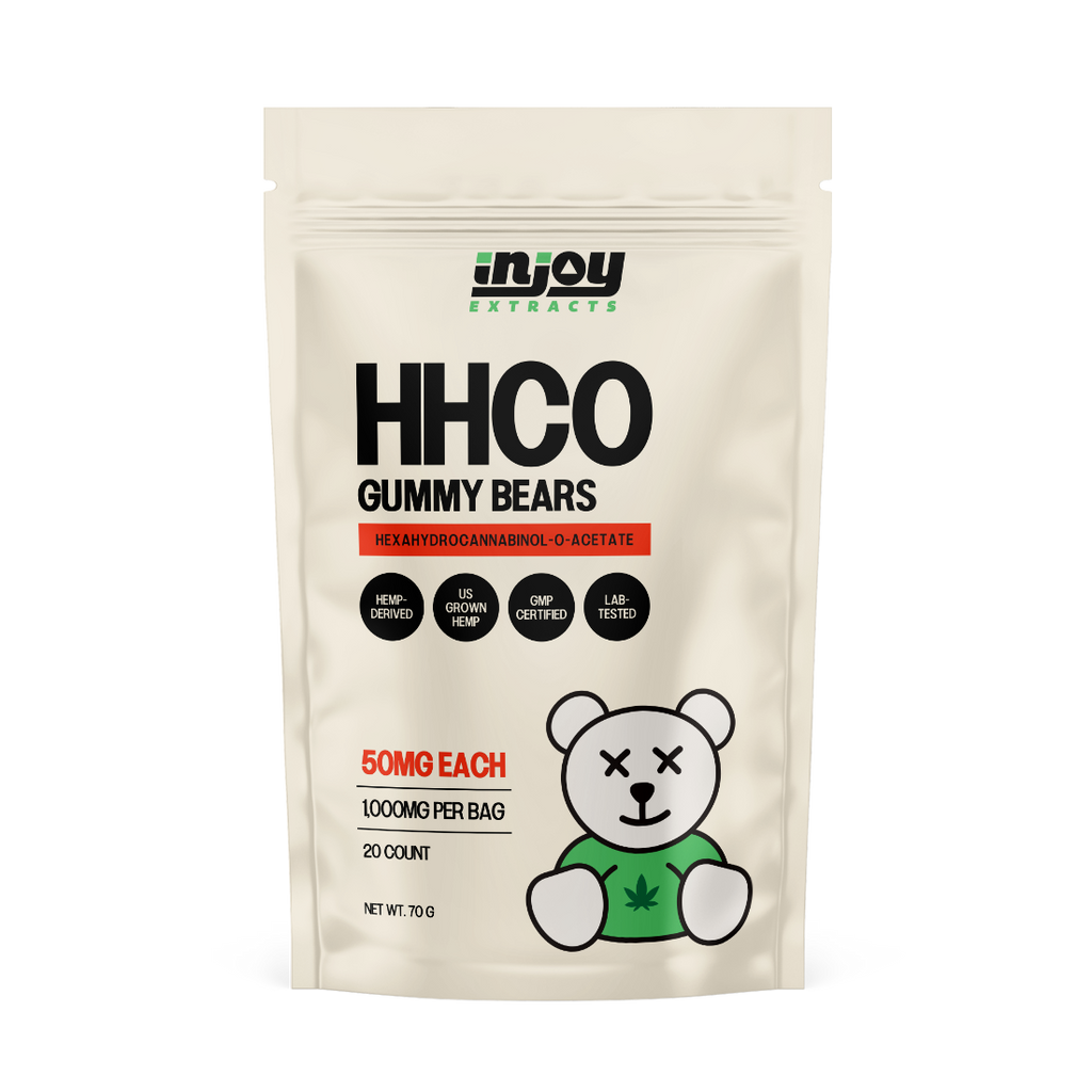 50mg HHCO gummies come with 20 HHCO gummies per pack