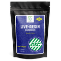 live resin delta 9 gummies made with GSC indica strain live resin