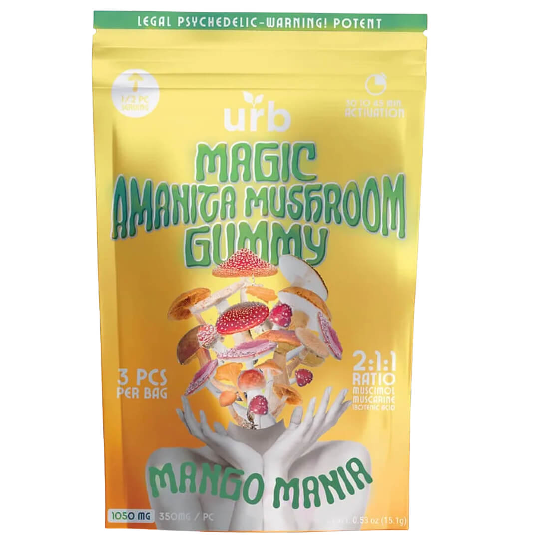 Urb Magic Amanita Mushroom Gummy - Mango