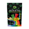 10mg delta 9 gummy bears also have 100mg of CBD and come with 20 bears per pack