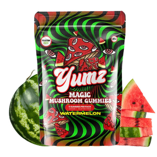 Yumz magic nootropic mushroom gummies with a natural watermelon flavor.  Rated the best nootropics for ADHD in 2025.